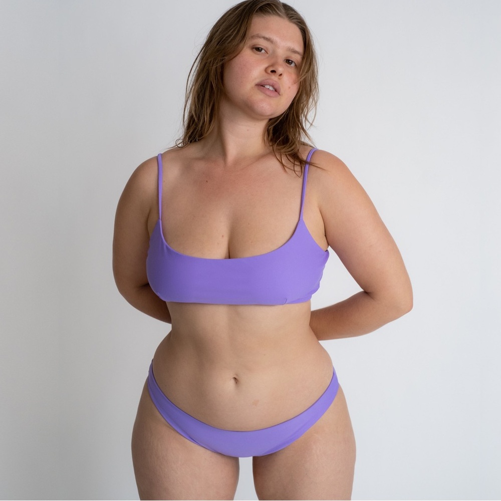 The Saltwater Collective Julia Swim Top - Lavender size L